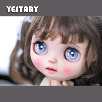 Аксессуары Для Кукол YESTARY BJD Eyes For 1/6 Blythe Toys Ручной Работы Лимитированные Сверкающие Цветные Стеклянные Глазки Для Кукол Eye Girl В Подарок