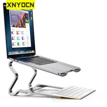 Алюминиевая Подставка Для Ноутбука Xnyocn, Портативный Игровой Держатель Для Ноутбука, Совместимый С 10-18-Дюймовым Компьютером, Нескользящая Основа Для Macbook Lenovo