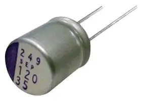Алюминиевый электролитический конденсатор Panasonic 4SEQP150M 150 мкФ 4V 20% Φ6.3x6 мм 125 ℃