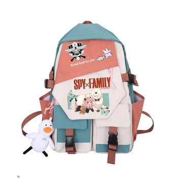 Аниме SPY x FAMILY Anya Forger Рюкзак Школьница Возвращается в школу, сумка через плечо, Молодежный Школьный рюкзак, Рюкзак для путешествий на открытом воздухе