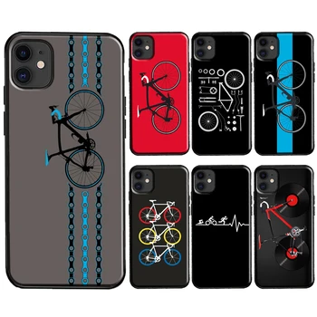 Велосипед Велосипедный чехол для iPhone 8 6S 7 Plus SE 2020 Чехол для iPhone XR X XS 11 12 14 Pro Max 13 mini Coque