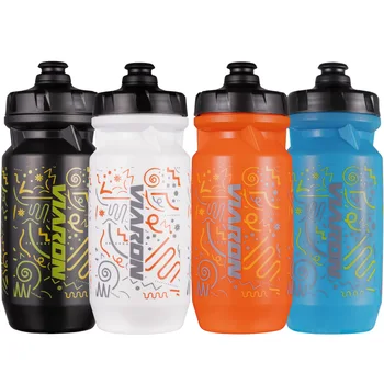 Велосипедная бутылка для воды, спорт на открытом воздухе, Горный велоспорт, Пластиковый стаканчик для воды, защита от утечки сбоку