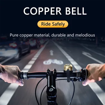 Велосипедный звонок для крепления AirTag на велосипеде, GPS-трекер, Водонепроницаемый латунный держатель, скрывающий AirTag под велосипедным звонком, противоугонные аксессуары для велосипеда