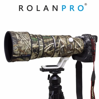 Водонепроницаемое Покрытие объектива ROLANPRO Для Canon RF100-300mm F2.8L IS USM Защитный Чехол Камуфляж Дождевик Оружейный рукав RF100-300