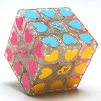 Волшебные кубики третьего порядка, сердце любви, Конкурс волшебных кубиков третьего порядка, профессиональная нашивка, не выцветающая, гибкие развивающие игрушки