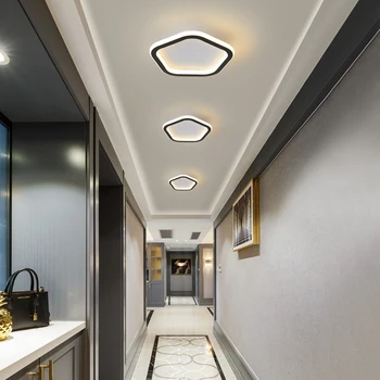 Входное крыльцо Потолочные светильники для прохода Современная Геометрическая кухня Ультратонкий моделирующий светильник Взрывные модели Потолочный светильник для балкона