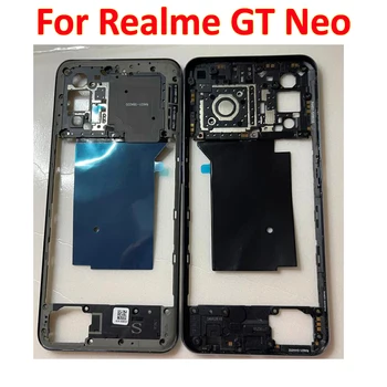 Высокое качество для Realme GT Neo RMX3031 Средняя рама средний корпус дверной ободок Замена корпуса телефона