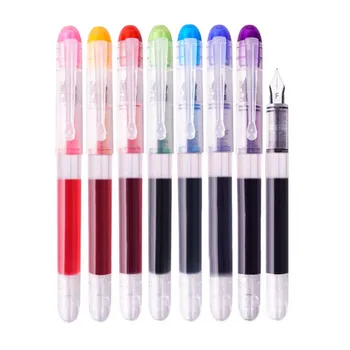 Высококачественные Прозрачные цветные чернила Для делового офиса, школьные принадлежности для студентов, тонкая перьевая ручка