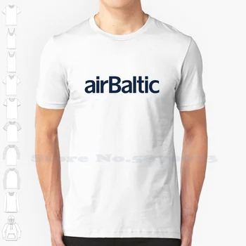 Высококачественные футболки с логотипом бренда Airbaltic, модная футболка 2023 года, новая графическая футболка