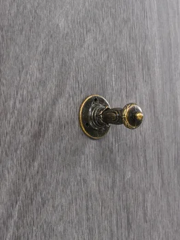 Дверная ручка шкафа Аксессуары из цинкового сплава Классическая ручка ящика с гравировкой Ручка с одним отверстием