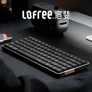 Двухрежимная Клавиатура Lofree Flow Xiaoshun Keyboard Pbt Keycap Bluetooth Wireless Type-C Проводной Аксессуар Hotswap Для Компьютера Man