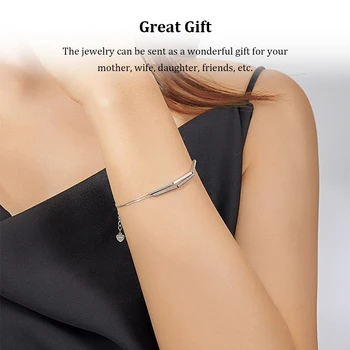 Двухслойный женский браслет Стильной модной формы в виде палочки, Неувядающий женский браслет, ювелирное украшение, подарок на день рождения