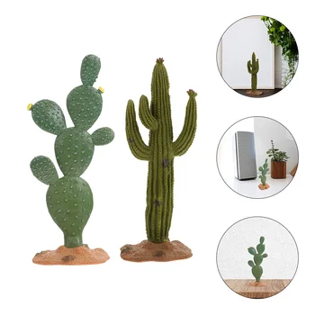 Декоративная форма модели кактуса, Орнамент, Микро-Ландшафтный дизайн, Небольшая имитационная Статуя для моделирования столешницы, Искусственные растения