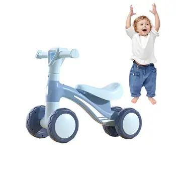 Детский балансировочный велосипед Учимся ходить без педали, игрушки для верховой езды для детей, велосипед для детей 1-6 лет, велосипед на 4 колесах для детей