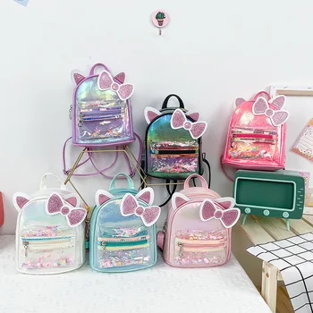 Детский рюкзак Mochila для девочек, рюкзак cat для дошкольного учреждения, детский сад, начальная школа