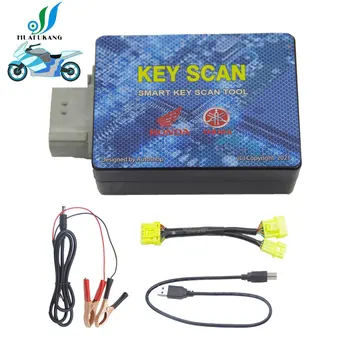 Диагностический инструмент мотоцикла KEYSCAN для системы Смарт-ключей мотоциклов Honda и Yamaha suzuki с подключением Bluetooth