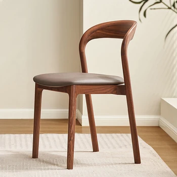 Дизайнерский кухонный стул, переносной Элегантный задний пол, Индивидуальный деревянный стул для столовой, мебель для дома Sillas Comedores MQ50CY
