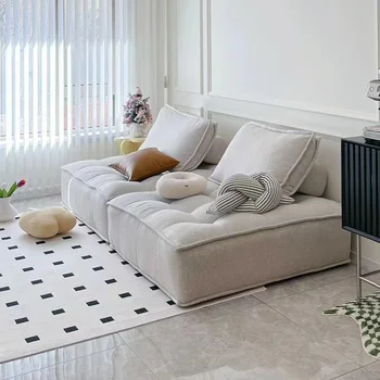Дизайнерский угловой диван Lazy Салон, Современная гостиная, Диваны Nordic Home, Современный итальянский диван Puffs, Надувная мебель Aire DWH
