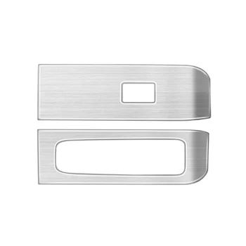 Для Alphard 40 Series 23 + Крышка переключателя стеклоподъемника дверного подлокотника серебристого цвета