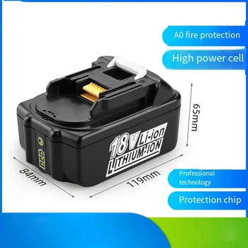 Для Makita 18V Battery BL1860B Литий-ионная Аккумуляторная Батарея Для Makita 18V Charger Электроинструменты BL1830B BL1840 LXT-400