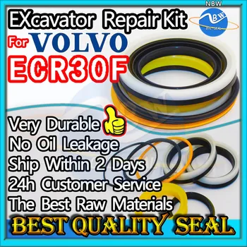 Для VOLVO ECR30F, высококачественный комплект сальников, комплект для ремонта экскаватора, техническое обслуживание тяжелой экскаваторной техники, плавающий ремонт