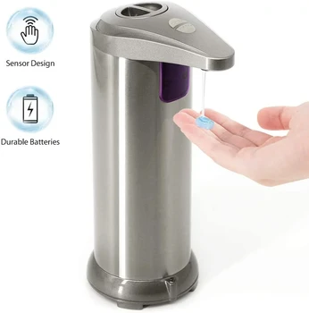 Дозатор жидкого мыла и дезинфицирующих средств с датчиком, Автоматический дозатор мыла без рук, бесконтактный