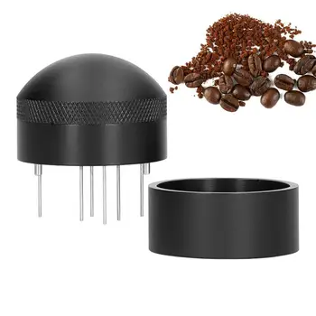 Дозатор кофейного порошка, миксер для кофе с ручной иглой, мультиигольный аксессуар для перемешивания кофе в домашней кофейне