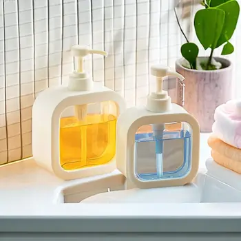 Дозатор мыла - 300/500 мл Многоразовой жидкости для мытья рук, средства для мытья посуды, шампуня, лосьона с насадкой и этикеткой