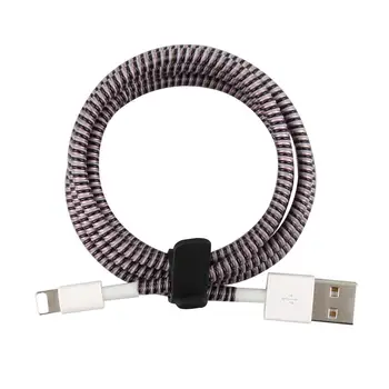 Защитная крышка зарядного кабеля длиной 1,4 м для телефонов, держатель кабеля, стяжки, зажим для намотки кабеля, органайзер для управления шнуром USB-зарядного устройства