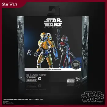 Звездные войны: Черная серия Ned-B & Purge Trooper Оби-Ван Кеноби, 6-дюймовые Коллекционные фигурки, Карбонизированные, Предпродажа в 2 упаковках