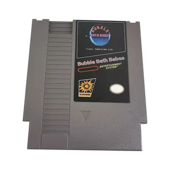 Игровой картридж Bubble Bath Babes с 72 контактами для 8-разрядных игровых консолей NES NTSC и PAl