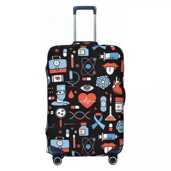 Изготовленный на заказ мультяшный чехол для багажа медсестры, Модный защитный чехол для дорожного чемодана на 18-32 дюйма
