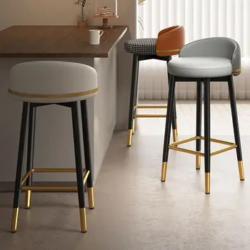 Индивидуальный Кухонный Обеденный стул Nordic Long Single Salon Стул для гостиной Мягкая Роскошная Современная мебель для столовой Cadeira BZ