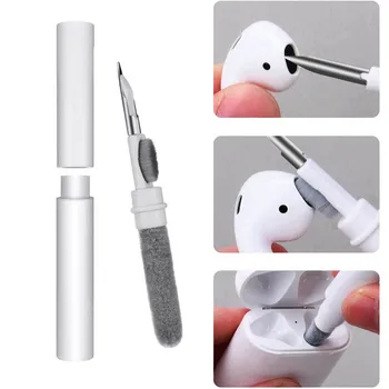 Инструмент для Чистки наушников Bluetooth для Airpods Pro 3 2 1 Прочный Комплект для Чистки Чехлов для наушников Clean Brush Pen для Xiaomi Airdots 3Pro