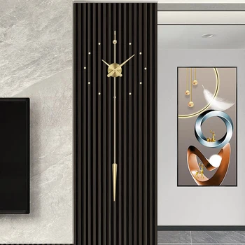 Испанская полностью медная решетка радиатора, креативное настенное украшение, минималистичные часы, подвесные минималистичные современные гостиные