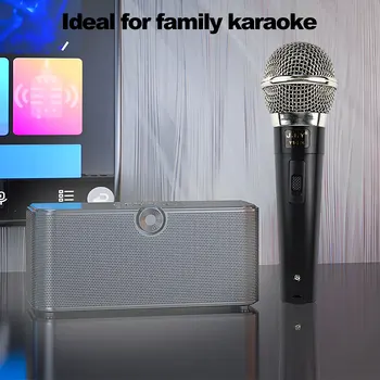 Караоке-микрофон Ручной профессиональный проводной динамический микрофон, четкий голосовой микрофон для исполнения вокальной музыки в караоке