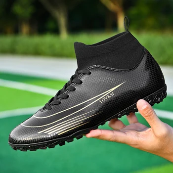 Качественная футбольная обувь Бутсы C.Ronaldo Прочные футбольные бутсы Легкие удобные Кроссовки для футзала Оптом Chuteira Society