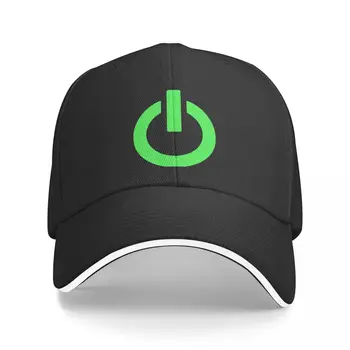 Кнопка включения (зеленая) Бейсболка от солнца, шляпа дальнобойщика, шляпы boonie, западные шляпы, женские шляпы от солнца, мужские