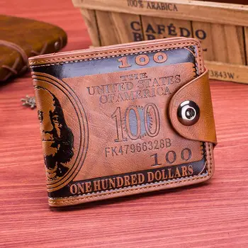 Кожаный мужской кошелек Цена 2023 доллара, кошелек, Повседневный Клатч, кошелек для денег, сумка, Держатель кредитной карты, Модный Новый billetera hombre
