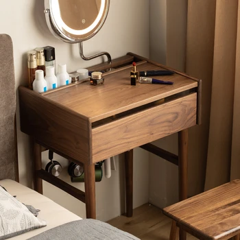 Комод из массива дерева, столик для макияжа, мебель для спальни в маленькой квартире