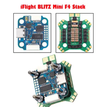 Контроллер полета iFlight BLITZ Mini F4 / BLITZ Mini 2-6 S ESC E55S 4-В-1 iFlight BLITZ Mini F4 Stack для гоночных Дронов FPV