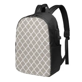 Коричневый Современный темно-серый Белый школьный рюкзак большой емкости для ноутбука Модный Водонепроницаемый Регулируемый спортивный рюкзак для путешествий