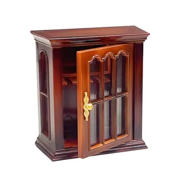 Корпусная мебель для кукольного домика, имитация декораций в масштабе 1: 12, Декор книжного шкафа