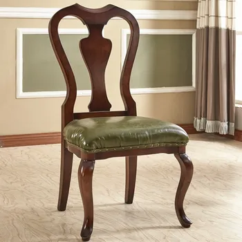 Красивые обеденные стулья в скандинавском стиле, современное дерево, Итальянские кресла для гостиной из искусственной кожи, Модная Европейская мебель Sedie Sala Da Pranzo