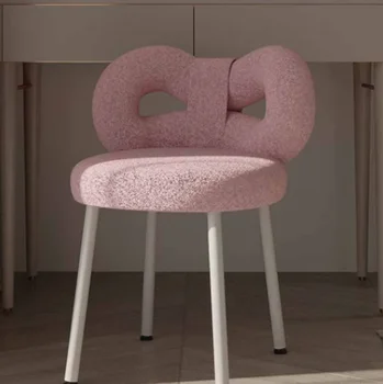 Кухонный обеденный стул с скандинавской подушкой, Удобное дизайнерское кресло для отдыха, Библиотека, спальня Silla