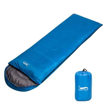 Легкий спальный мешок для кемпинга, водонепроницаемый теплый конверт, спальный мешок для пеших прогулок, приключений на свежем воздухе