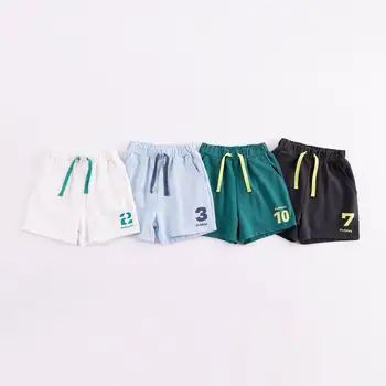 Летние дышащие спортивные короткие штаны с буквенным принтом MARC & JANIE Boys 230878