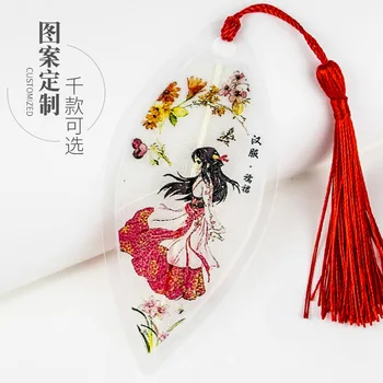 Милый мультяшный костюм в китайском стиле Hanfu vein bookmark fairy girl bookmark церемония для взрослых, маленький подарок