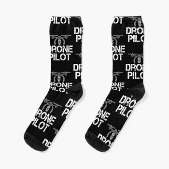 Милый пилот дрона, забавные носки для любителей дронов, мужские футбольные носки, подарки для мужчин