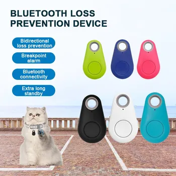 Мини-модная Умная собака, домашние животные, Bluetooth 4.0, GPS-трекер, Защита от потери сигнализации, Беспроводная Детская сумка, Кошелек, Поиск ключей, Локатор